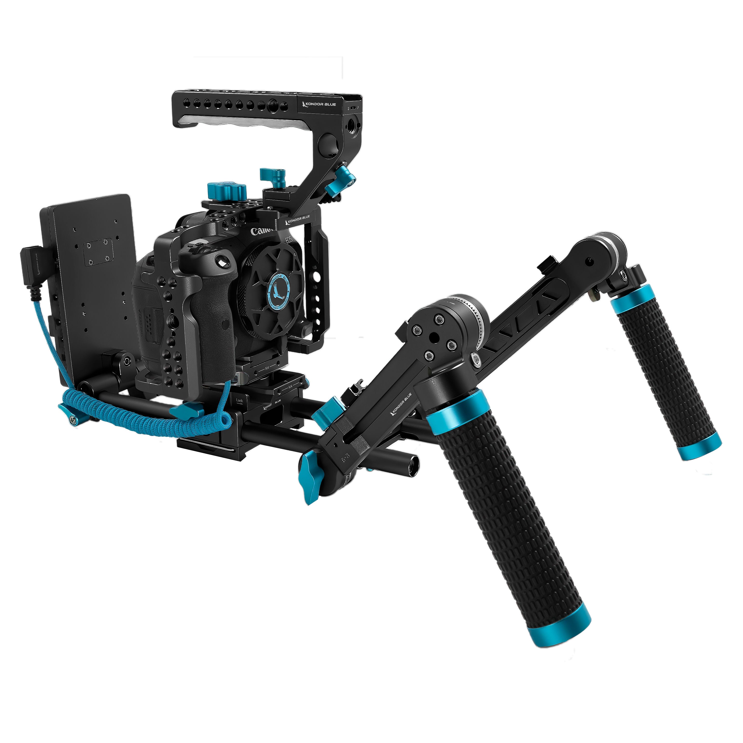 Kondor Blue Canon R5 Arca Ultimate Rig (R5/R6/R) (Raven Black)