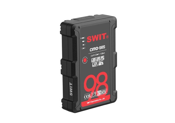 SWIT CIMO-98S | 98Wh 150W High Load V-Mount Battery with USB-C and powerful 2xD-taps,  also ideal fo