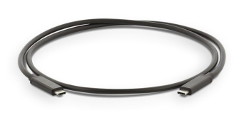 LMP Thunderbolt 3 (USB-C) Kabel, aktiv, 40 Gbit/s, 4K/5K, 100W, schwarz, 1 m