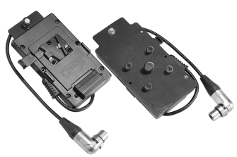 Vevlet VM-VLOCKA - MINI and EVO 1 Vlock adapter plate XLR3 angle