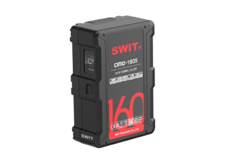 SWIT CIMO-160S | 160Wh 200W High Load V-Mount Battery with USB-C, OLED and powerful 2xD-taps, also i