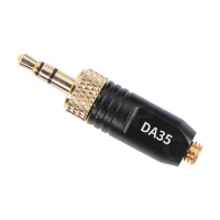 Deity DA35 Microdot Adapter for W.Lav series Black