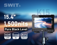 SWIT K15 15.4“ professioneller hochheller HDR FHD Field Monitor mit Tragekoffer, V-Mount