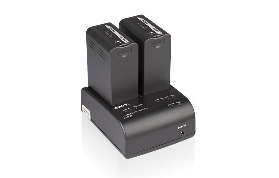 SWIT LB-SU90C*2+S-3602U KIT | 2x 90Wh USB-C BP-U DV batteries + 1x S-3602U Dual Channel Charger